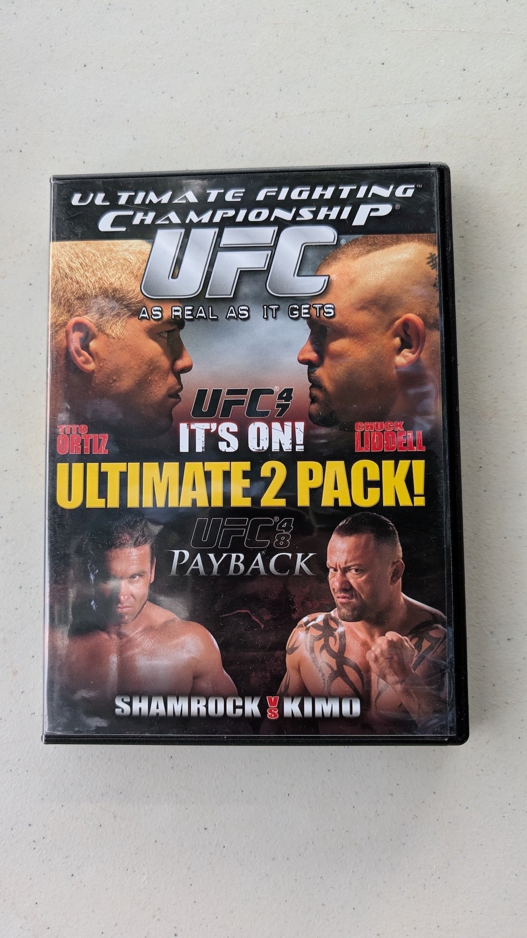 UFC Ultimate 2 Pack-UFC 47 Ortiz vs. Liddell UFC 48 Shamrock Vs. Kimo (2005-DVD)