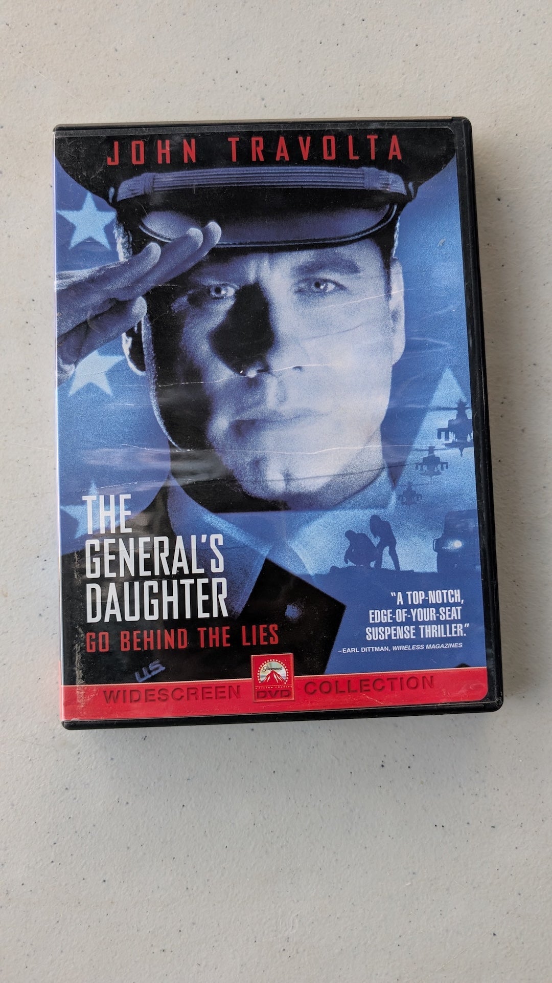 THE GENERAL'S DAUGHTER DVD JOHN TRAVOLTA MADELEINE STOWE