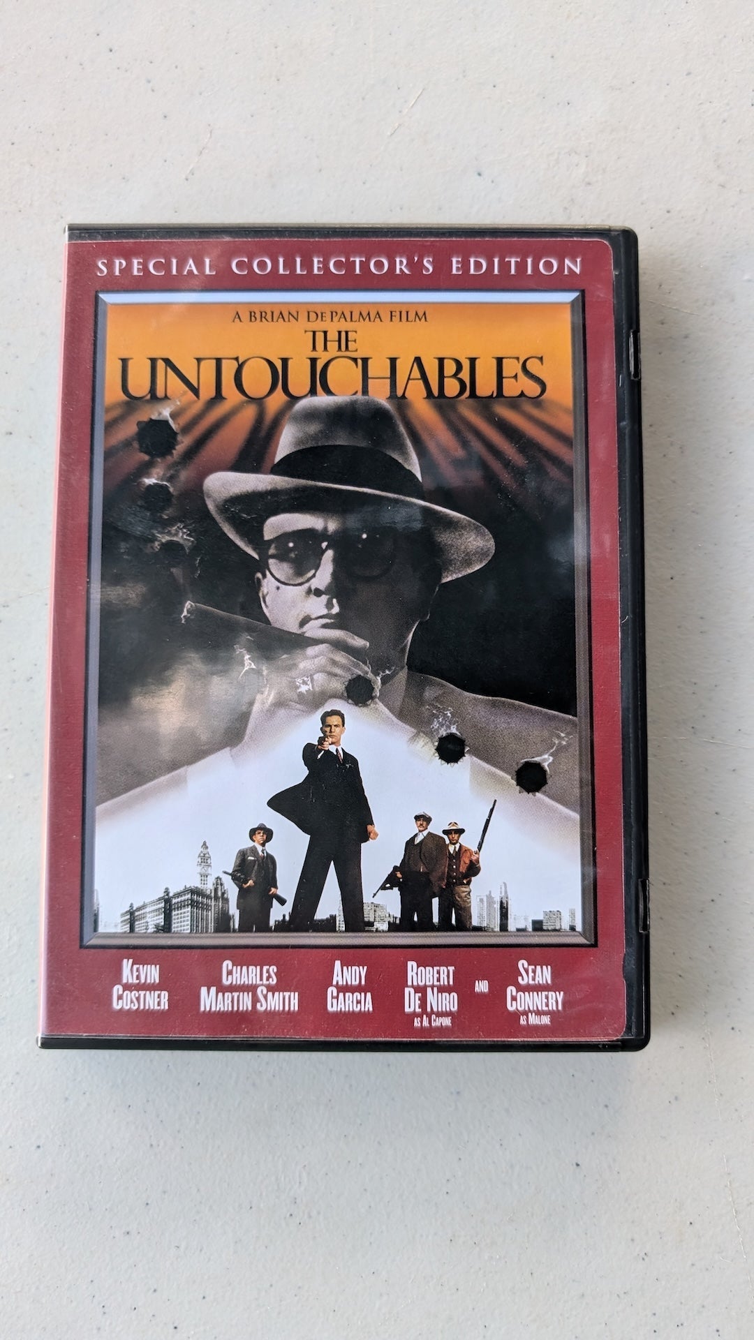 The Untouchables DVD Kevin Costner Sean Connery Robert De Niro~Al Capone