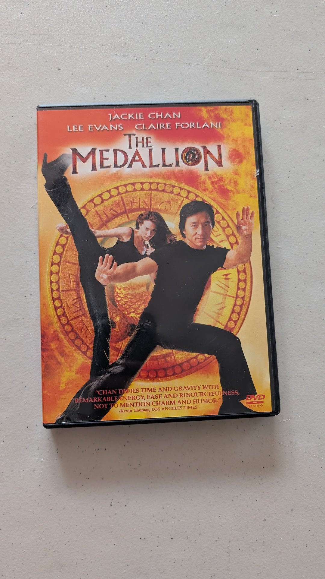 The Medallion (DVD, 2003, PG-13) Jackie Chan, Lee Evans, Claire Forlani