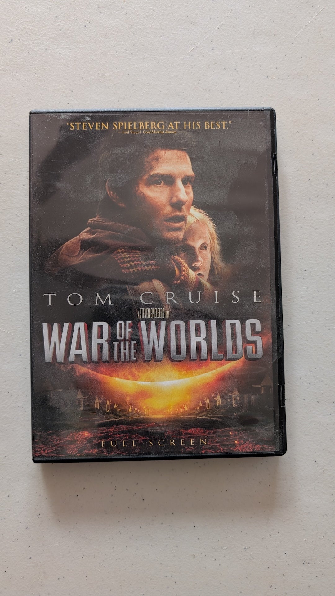 War of the Worlds (DVD, 2005, PG-13) Tom Cruise
