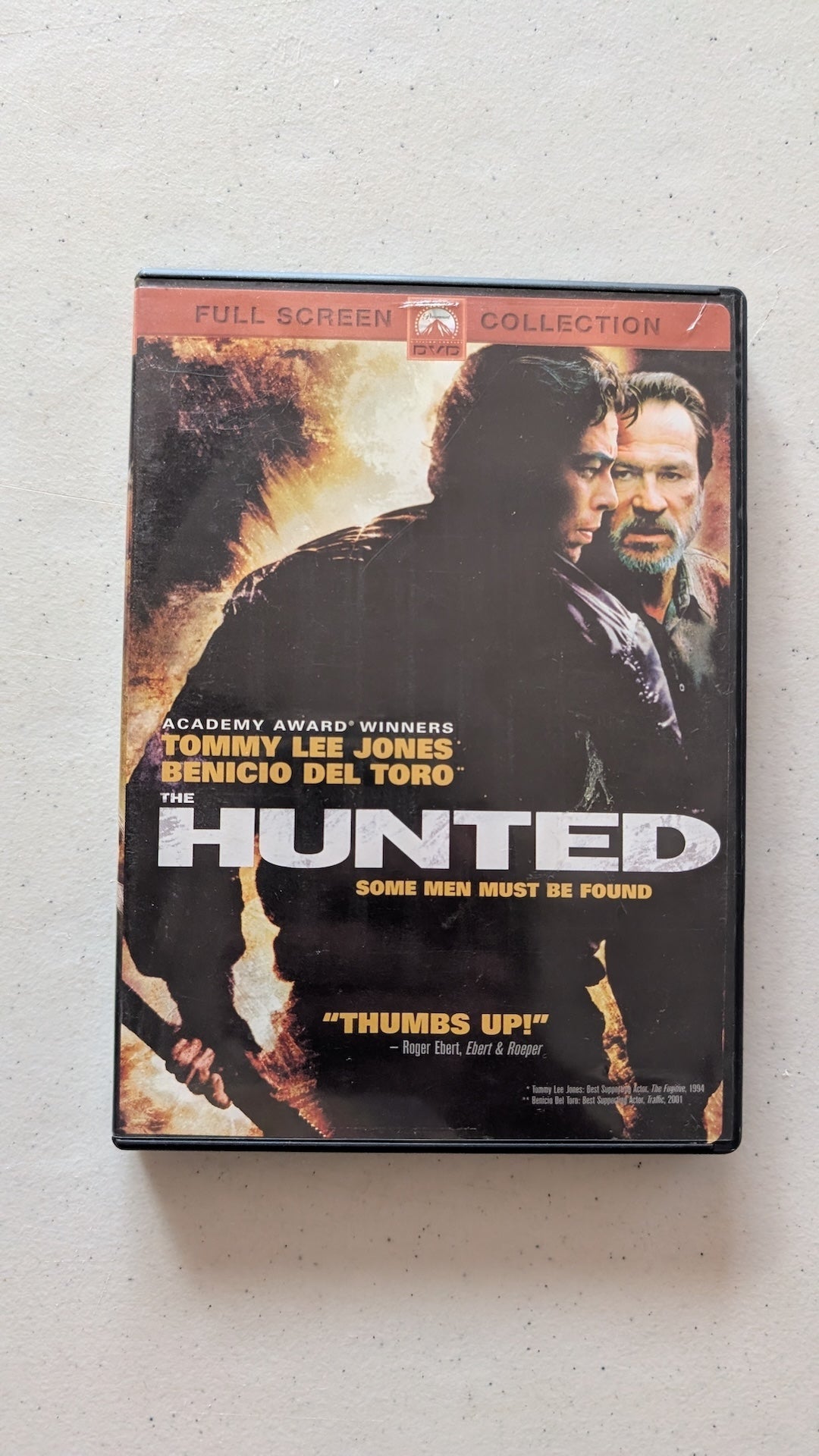 THE HUNTED (DVD, 2003, R) TOMMY LEE JONES, BENICIO DEL TORO