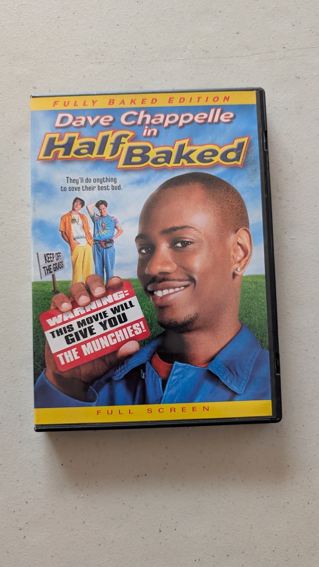 HALF BAKED (DVD, 1998, R) DAVE CHAPPELLE, GUILLERMO DIAZ, JIM BREUER, HARLAND WILLIAMS