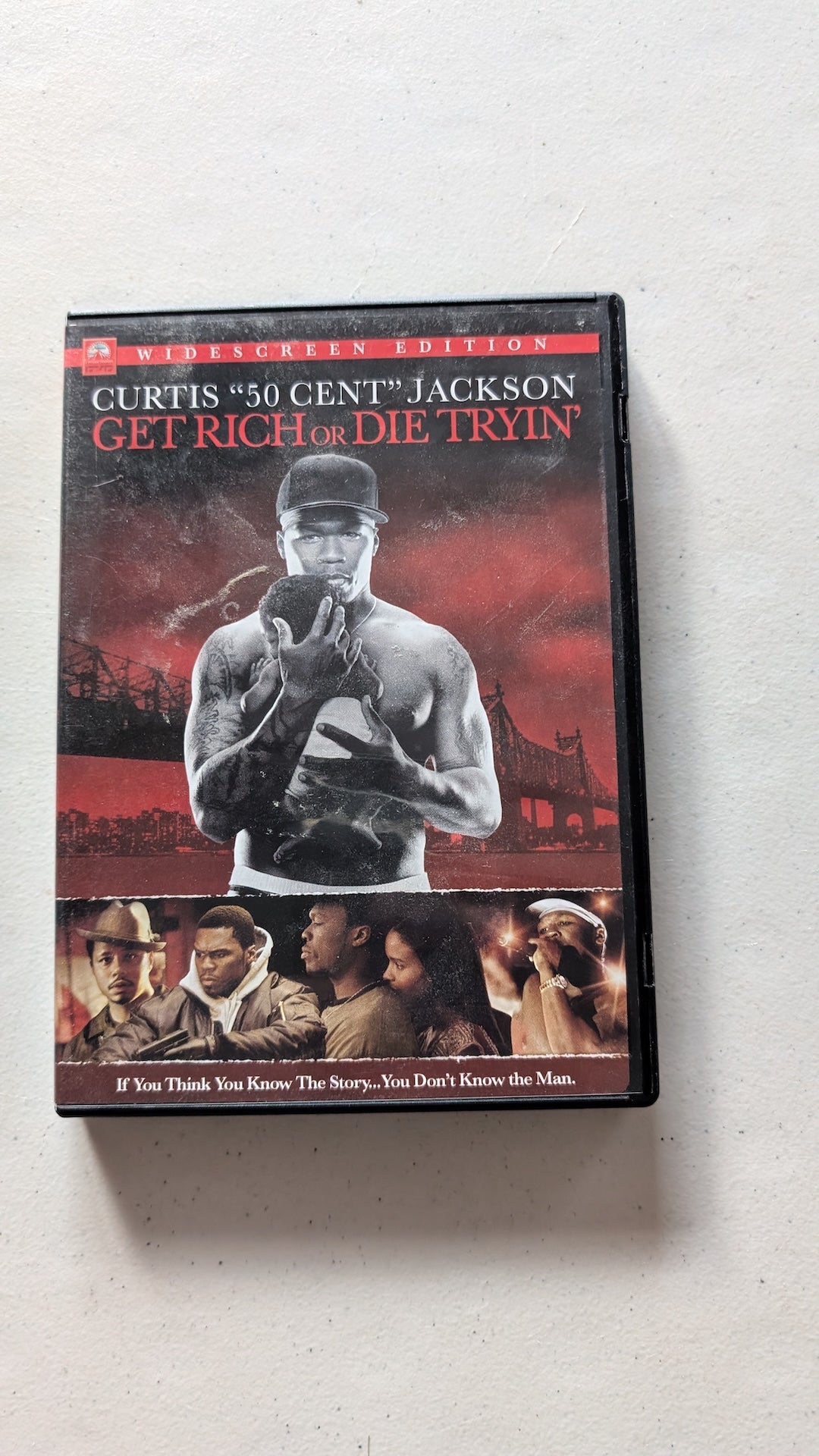 Get Rich or Die Tryin' (DVD, 2005, R) Curtis 50 Cent Jackson