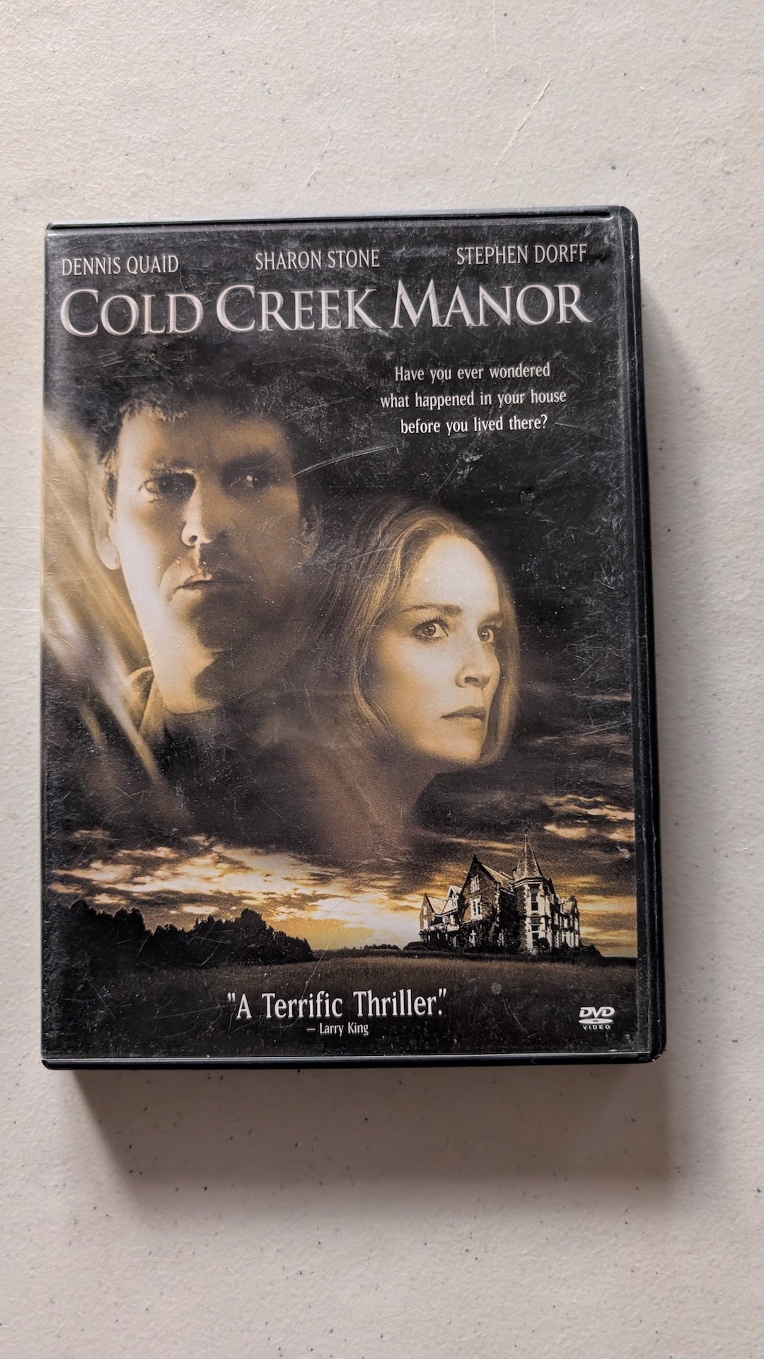 COLD CREEK MANOR (DVD, 2003, R) DENNIS QUAID, SHARON STONE, STEPHEN DORFF