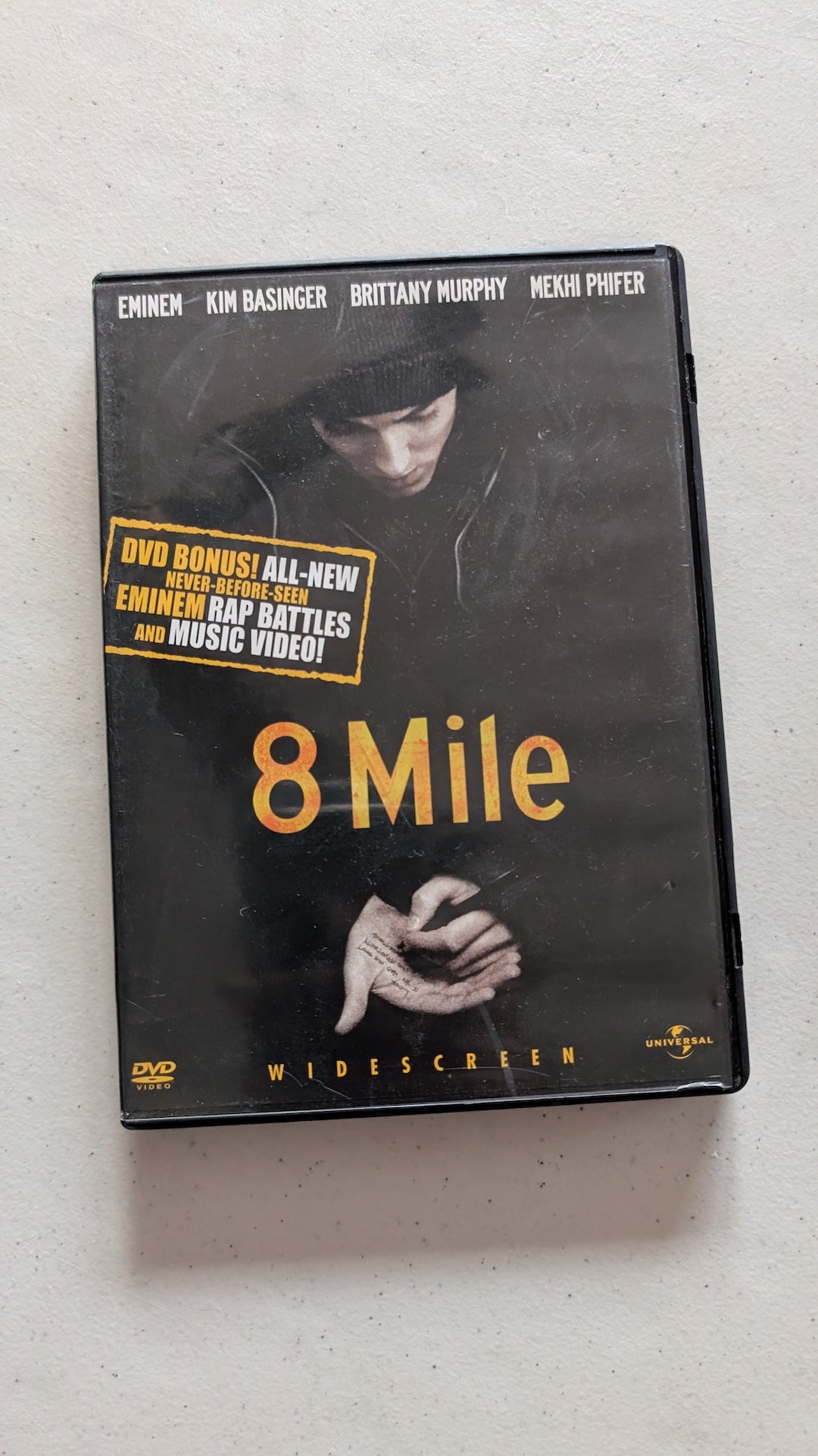 8 Mile (DVD, 2002, R) Eminem, Kim Basinger, Brittany Murphy, Mekhi Phifer