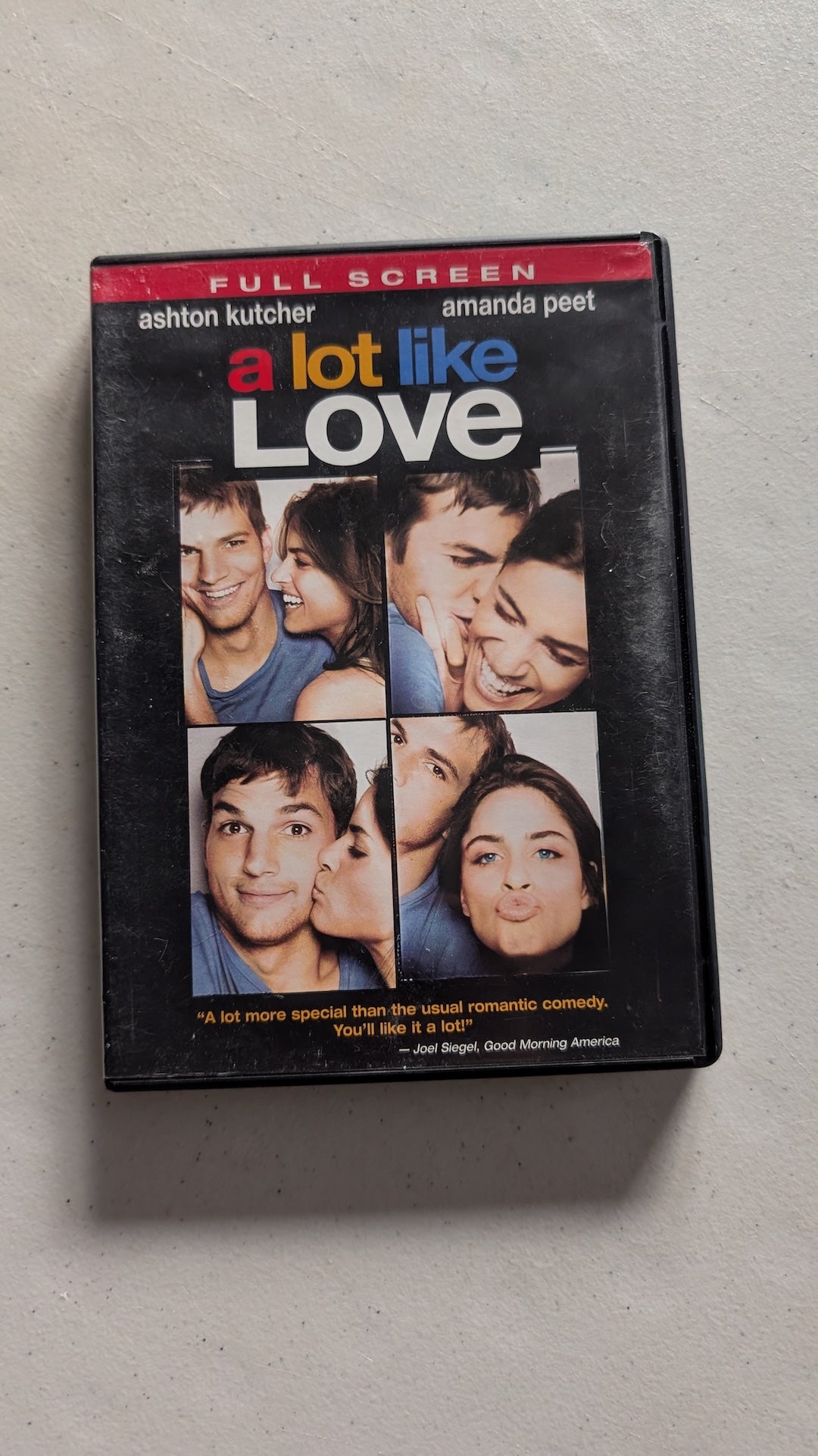 A Lot Like Love (DVD, 2005, PG-13) Ashton Kutcher, Amanda Peet