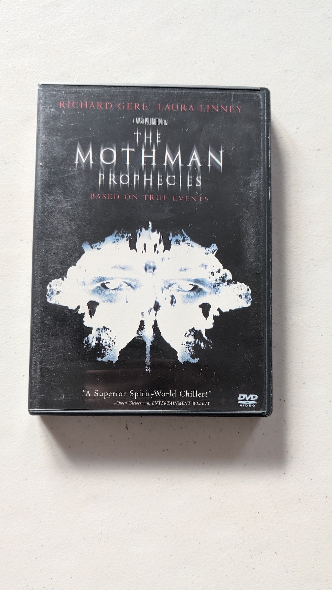 THE MOTHMAN PROPHECIES (DVD, 2002, PG-13) RICHARD GERE, LAURA LINNEY