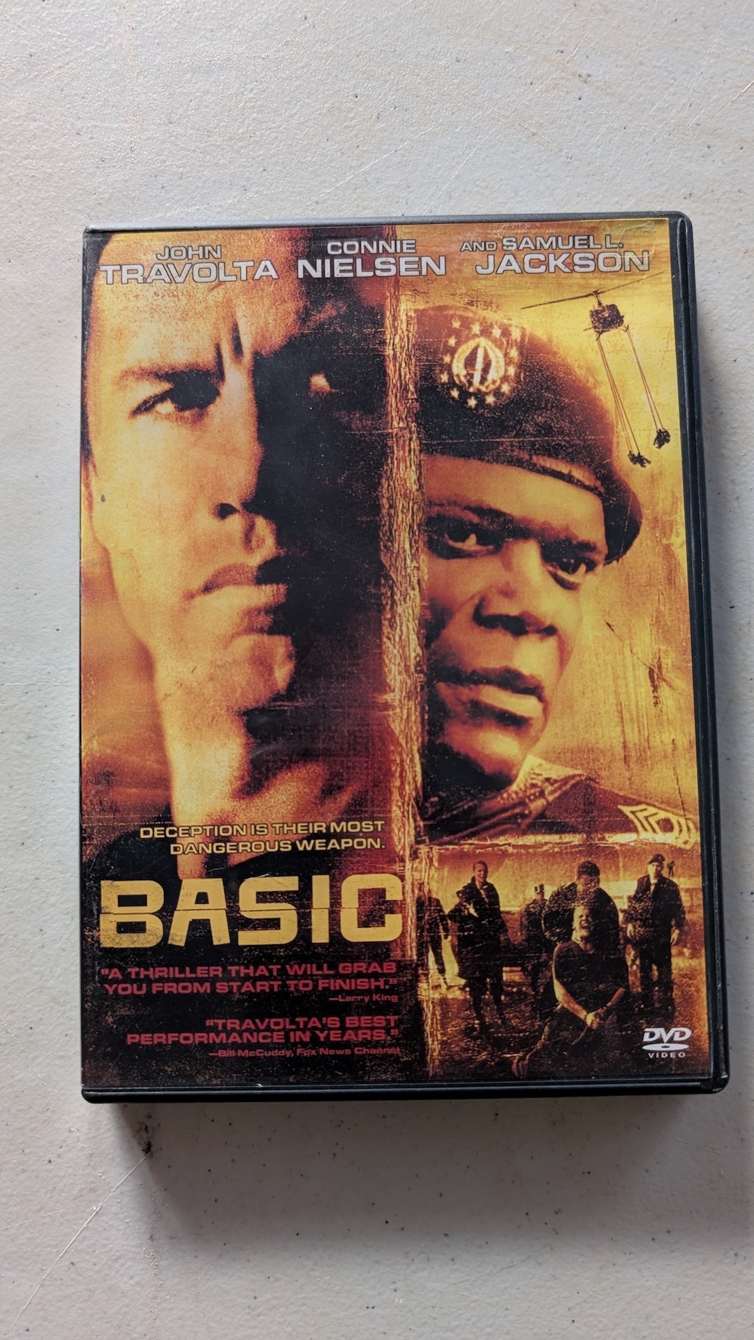 Basic (DVD, 2003, R) John Travolta, Connie Nielsen, Samuel L. Jackson
