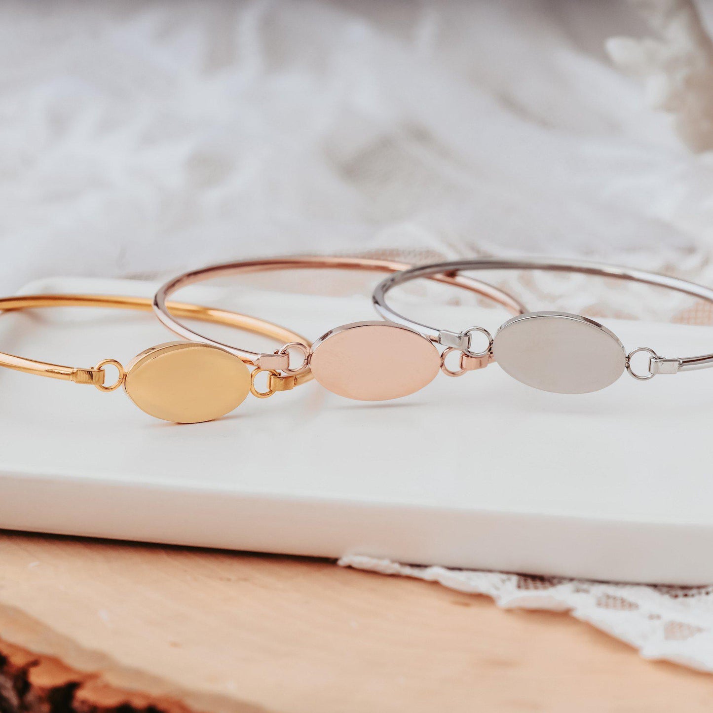 RIDE OR DIE SWING TOP BANGLE BRACELET