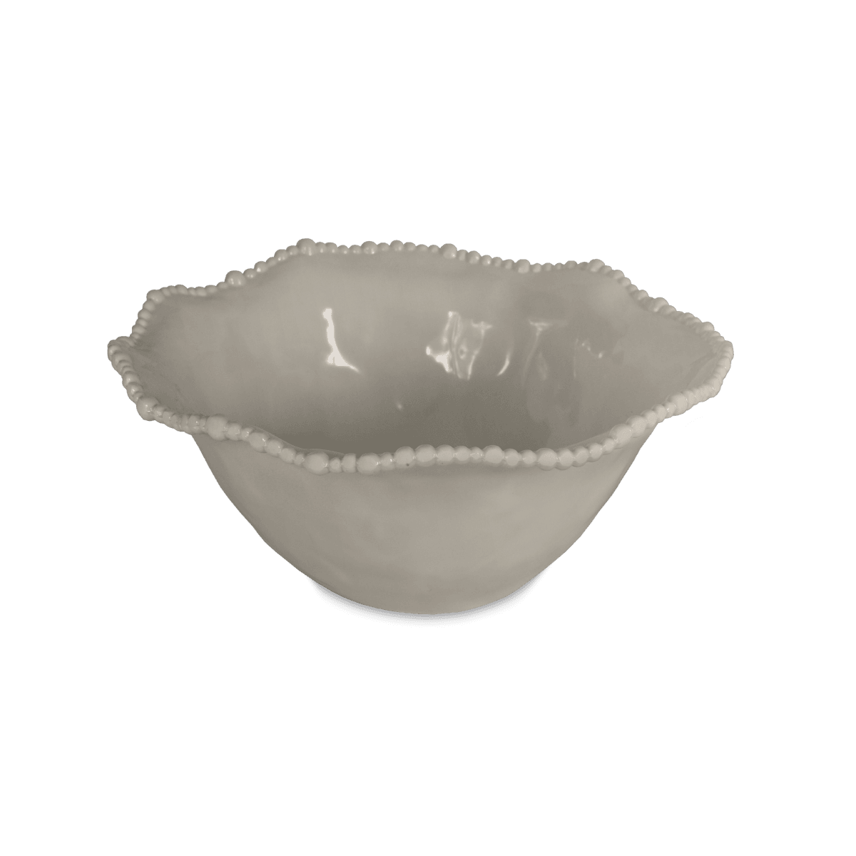 TAUPE SALAD BOWL - MEDIUM - JOKE
