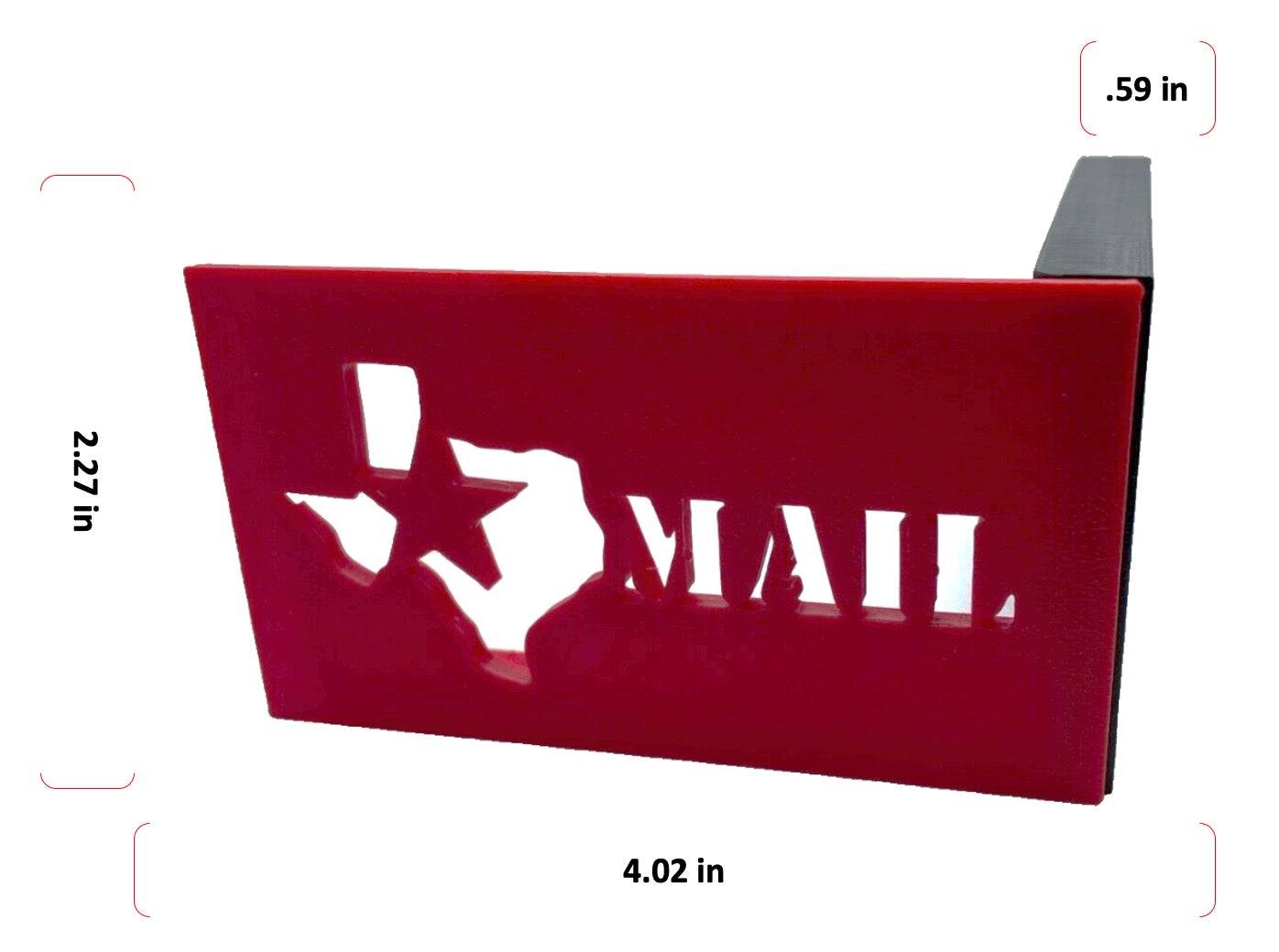 TEXAS STAR MAILBOX FLAG - DURABLE & EASY INSTALL FOR STONE & BRICK