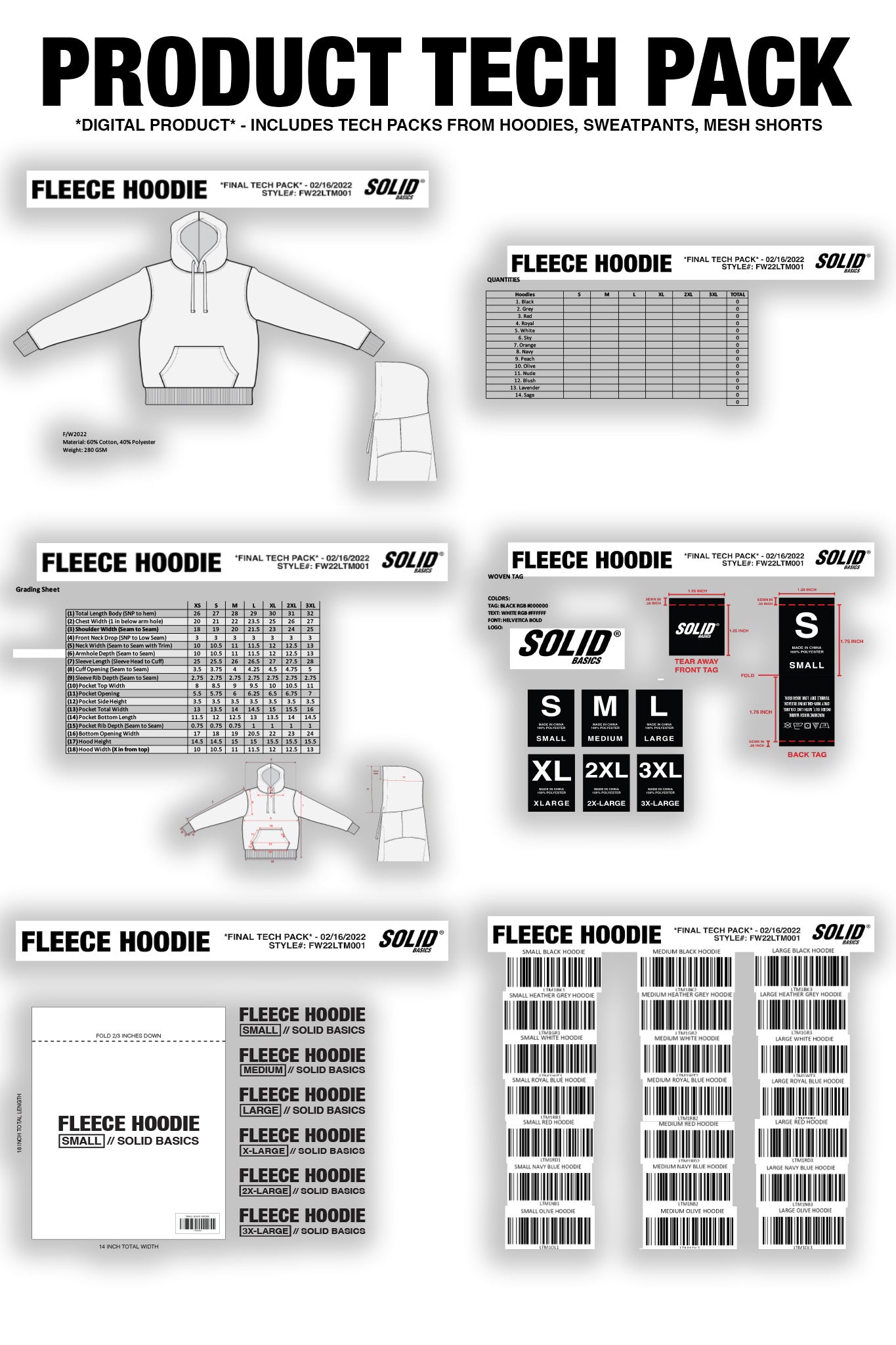 TECH PACKS - *DIGITAL PRODUCT*