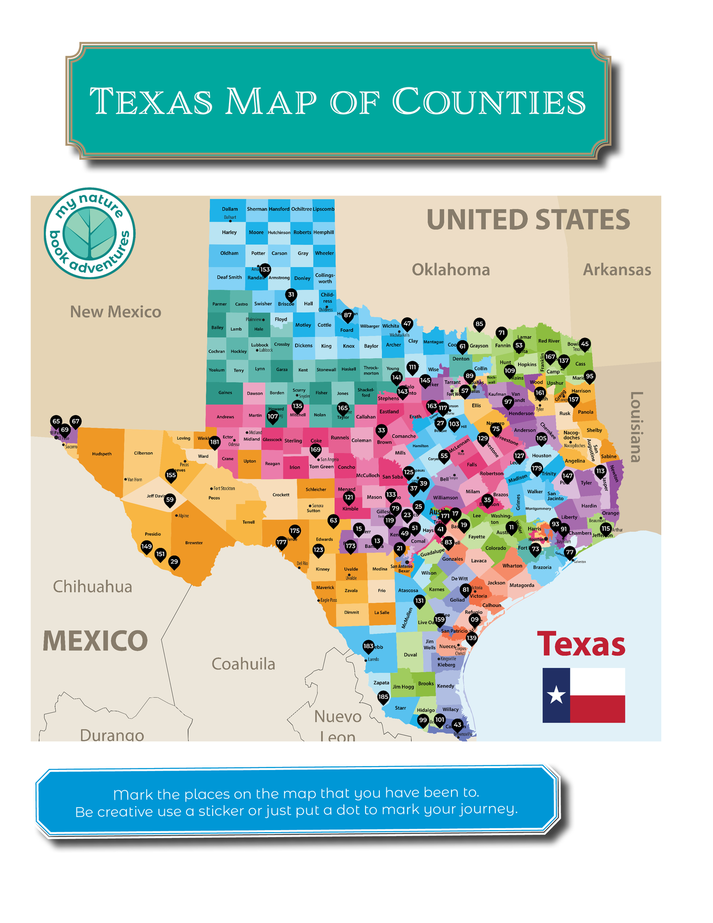 TEXAS STATE PARKS - ADVENTURE PLANNING JOURNAL