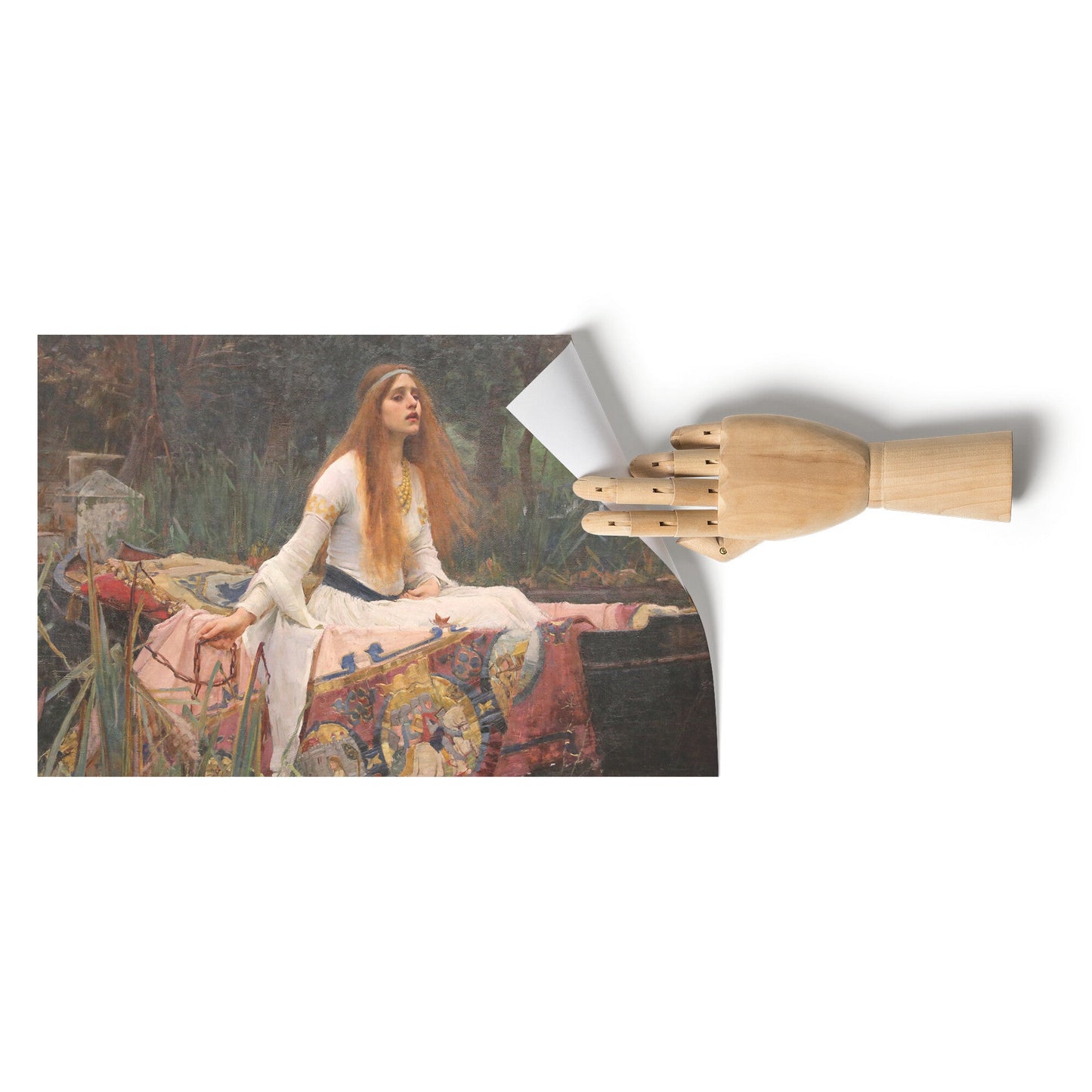 THE LADY OF SHALOTT BY JOHN WILLIAM WATERHOUSE MATTE POSTER
