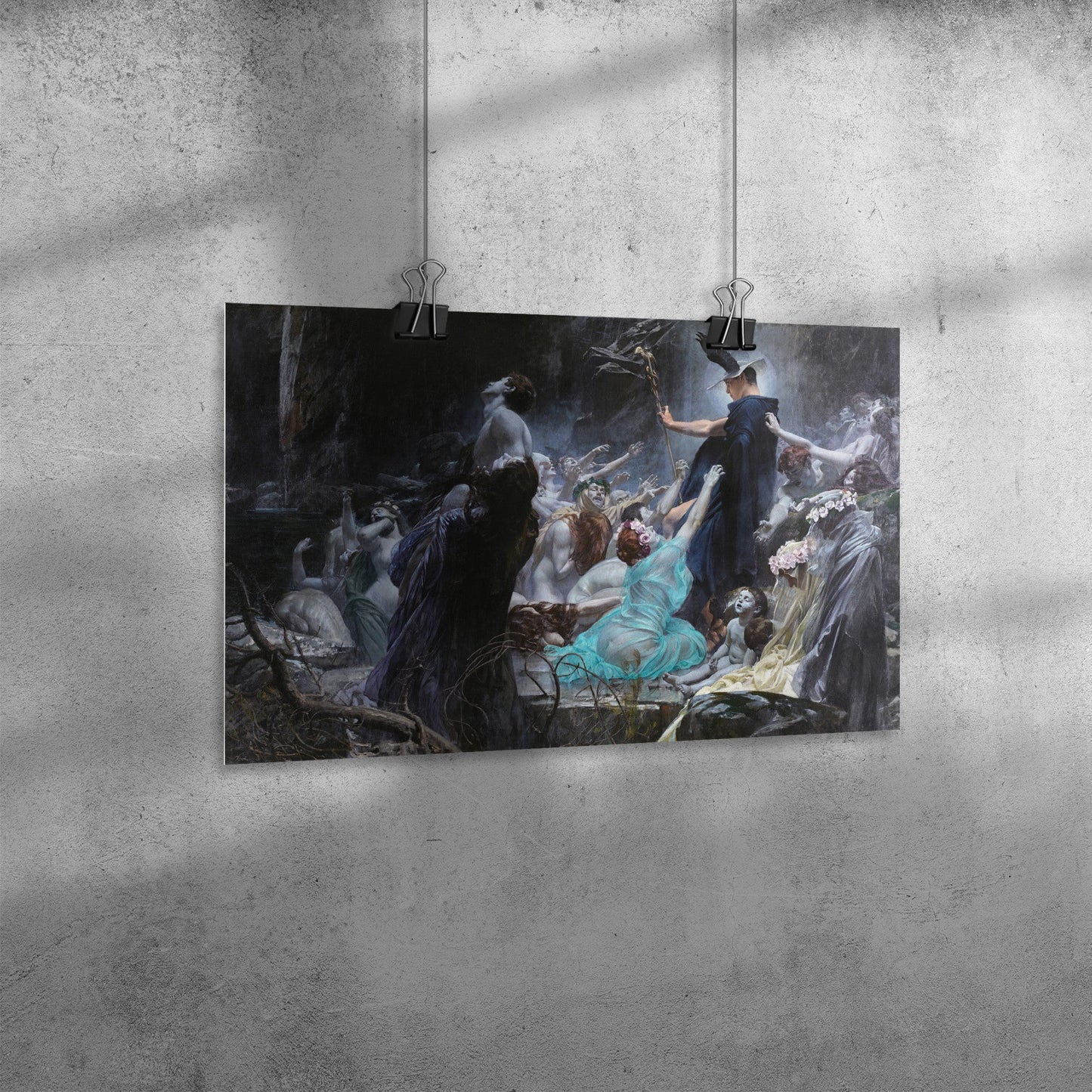 THE SOULS OF ACHERON BY ADOLF HIRÉMY-HIRSCHL MATTE POSTER