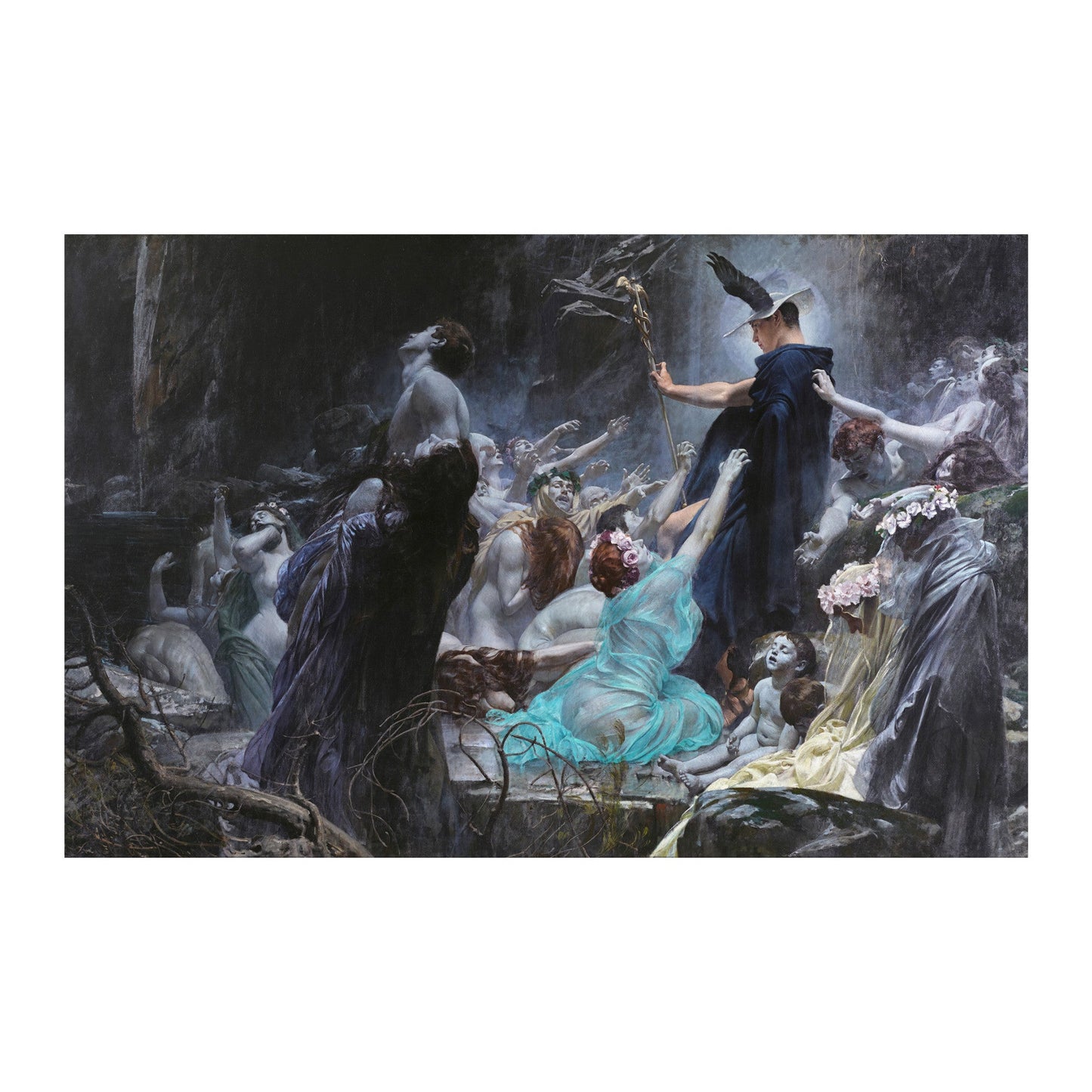 THE SOULS OF ACHERON BY ADOLF HIRÉMY-HIRSCHL MATTE POSTER
