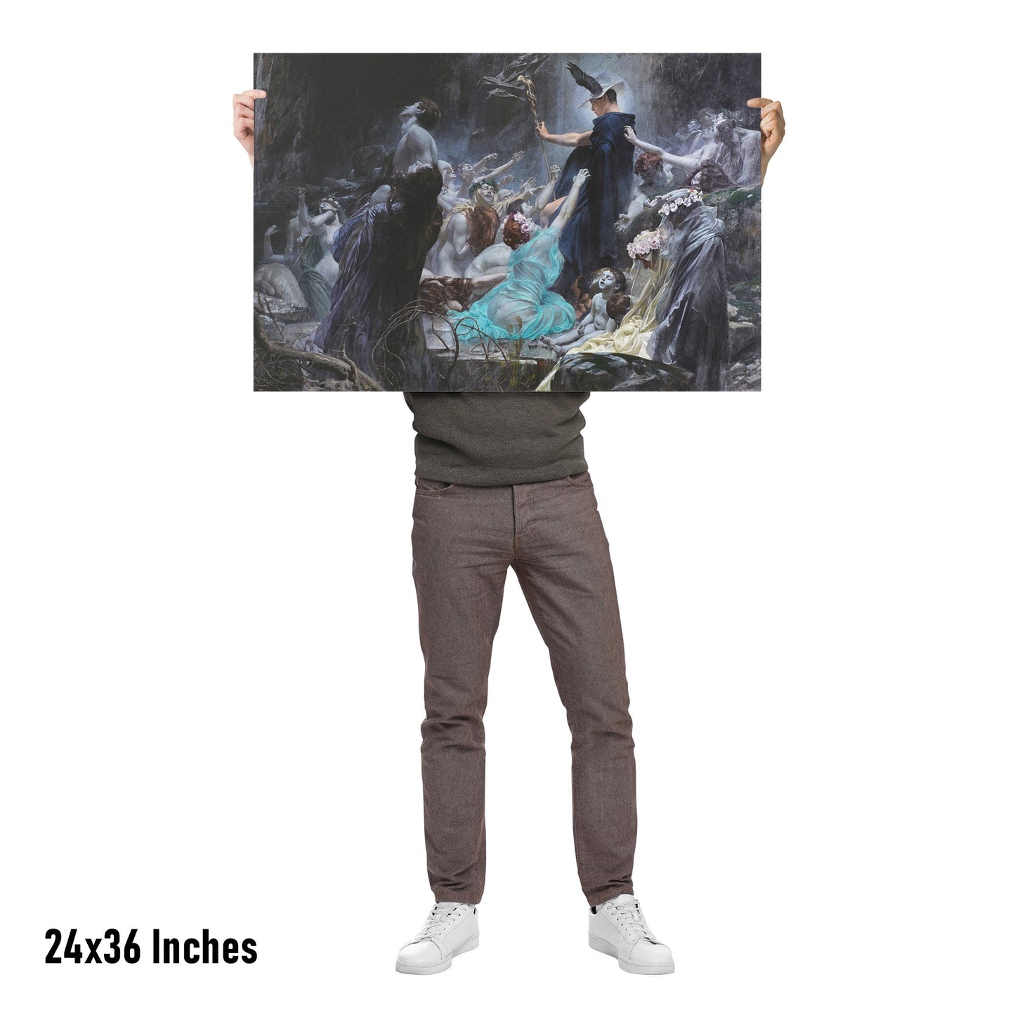 THE SOULS OF ACHERON BY ADOLF HIRÉMY-HIRSCHL MATTE POSTER
