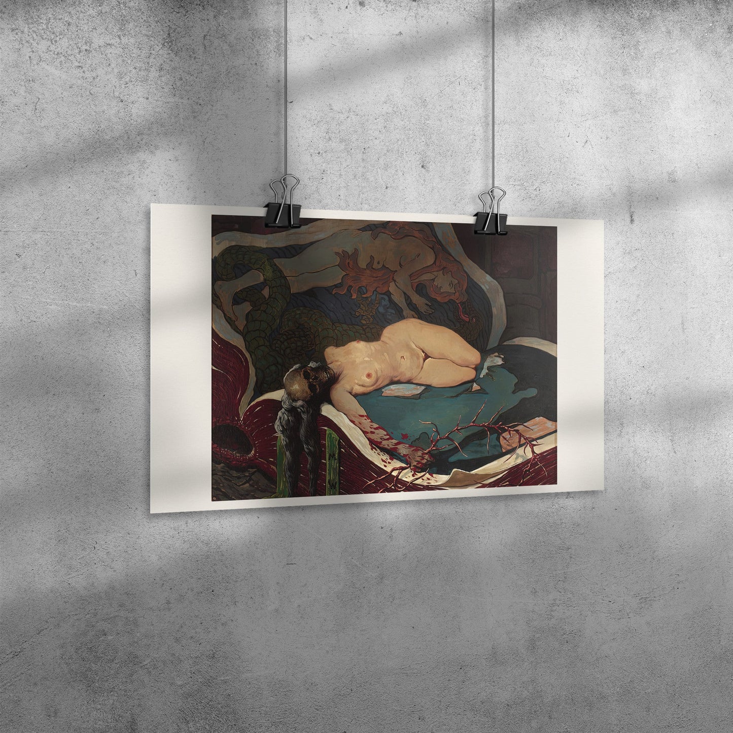 THE TRUTH LIES IN OLD BOOKS BY MARIAN WAWRZENIECKI MATTE POSTER