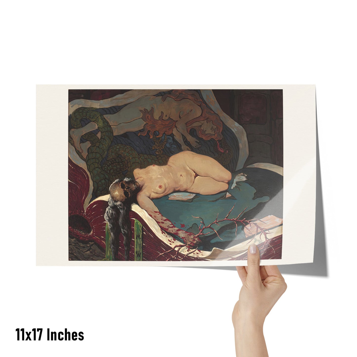 THE TRUTH LIES IN OLD BOOKS BY MARIAN WAWRZENIECKI MATTE POSTER