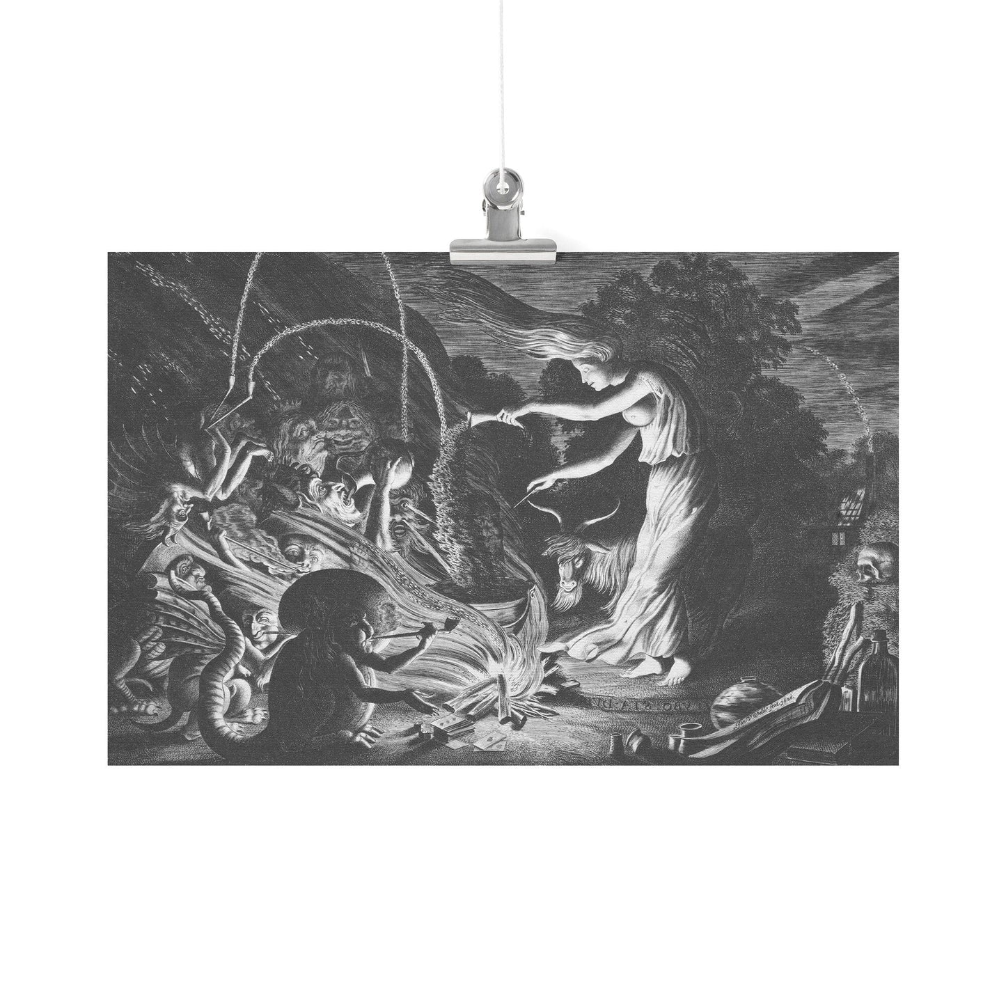 THE WITCH (NIGHT PIECE) MATTE POSTER