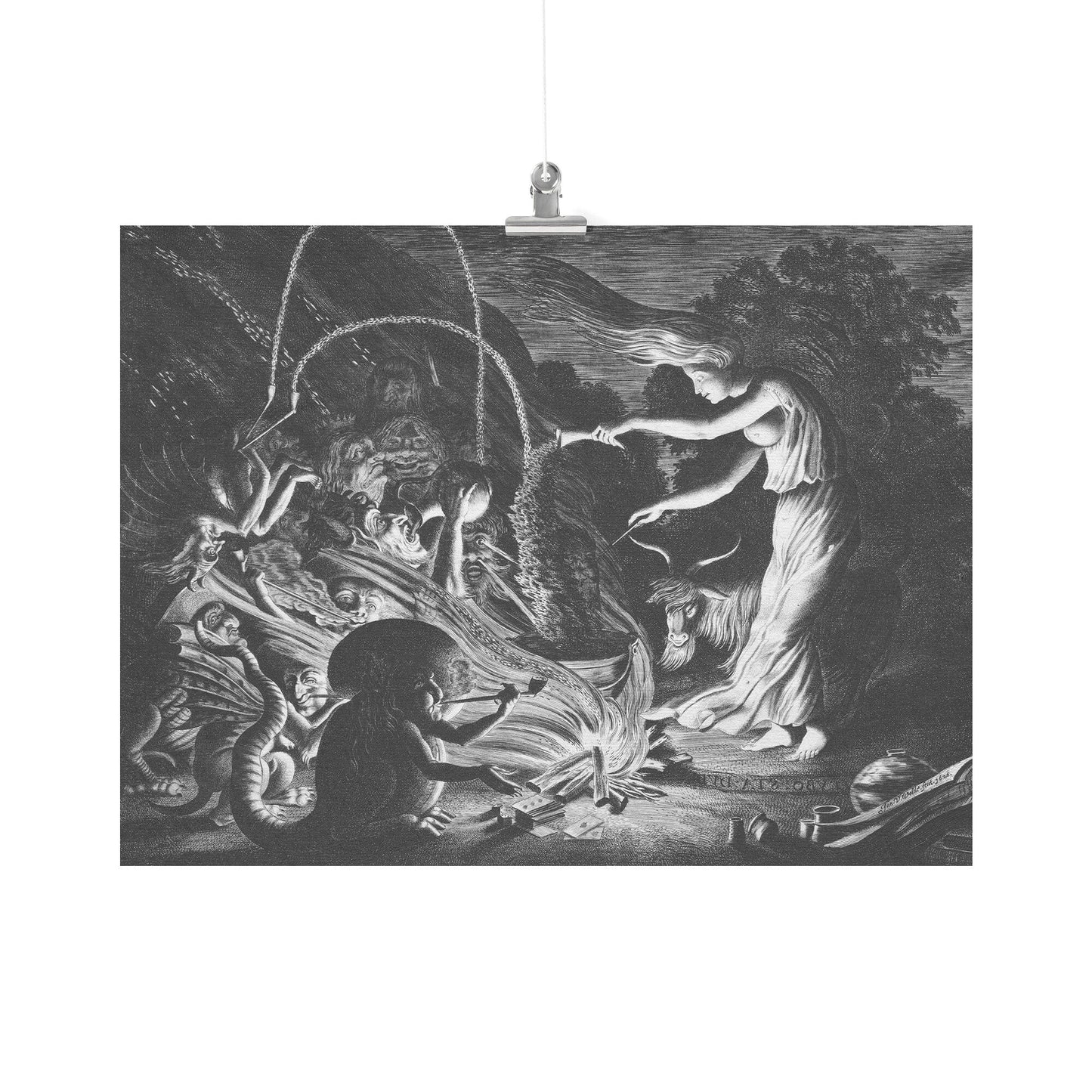 THE WITCH (NIGHT PIECE) MATTE POSTER