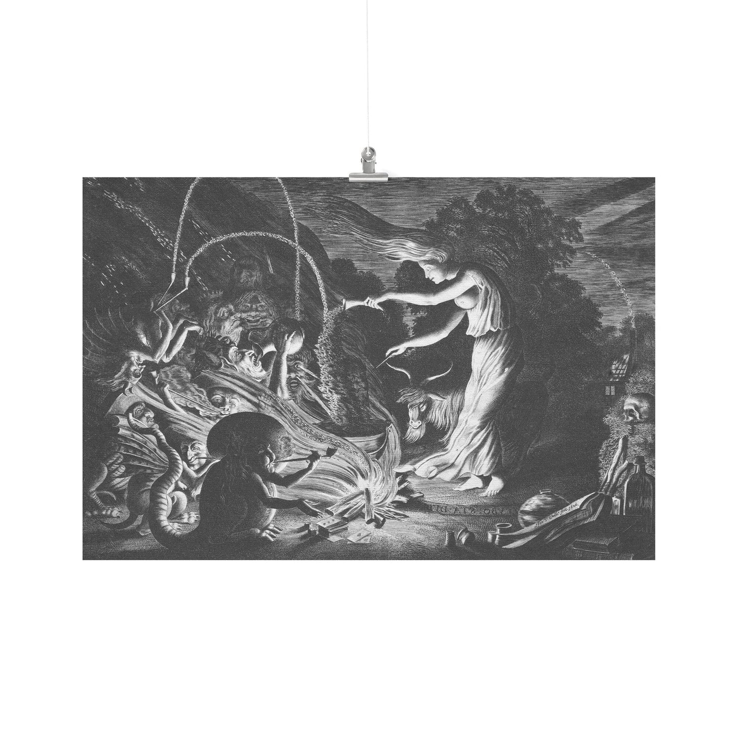 THE WITCH (NIGHT PIECE) MATTE POSTER