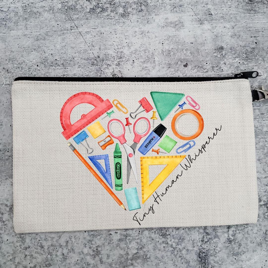 TINY HUMAN WRANGLER MAKE-UP BAG FOR TEACHER