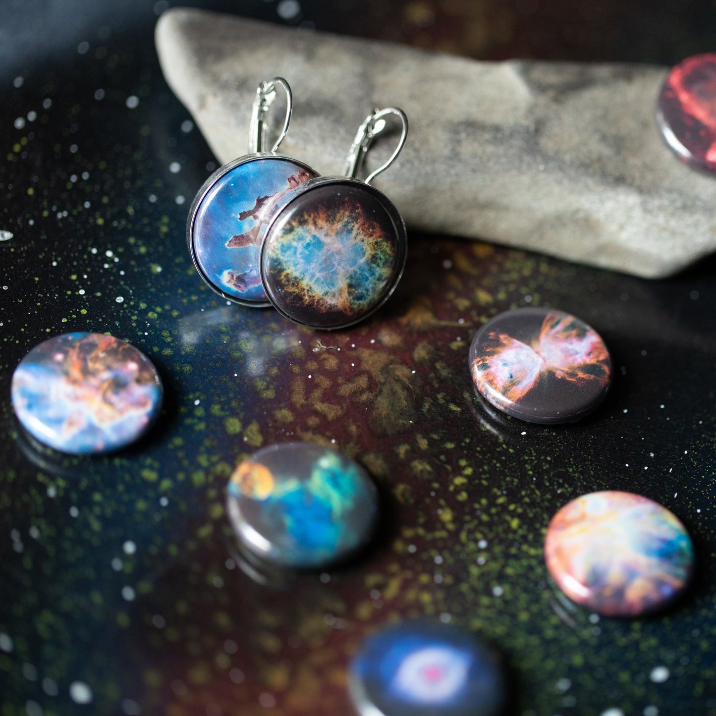 INTERCHANGEABLE NEBULA EARRINGS