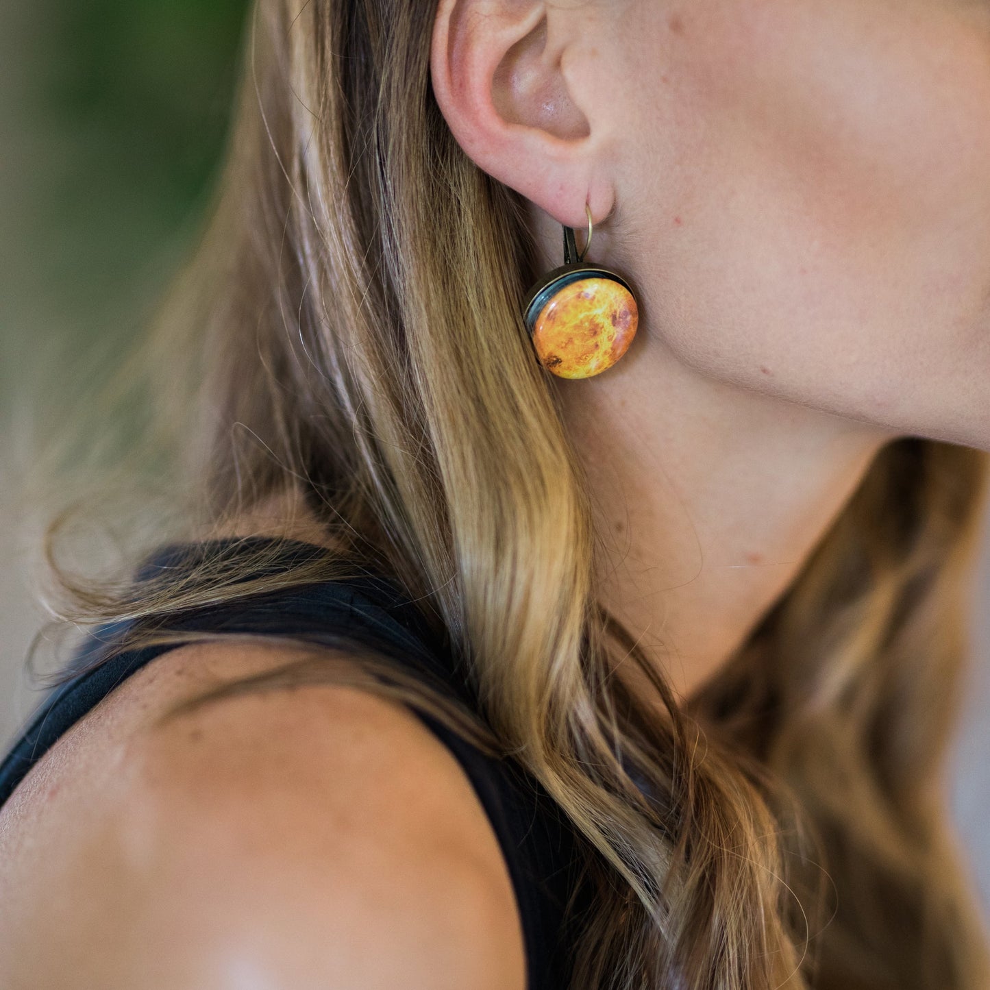 INTERCHANGEABLE SOLAR SYSTEM EARRINGS