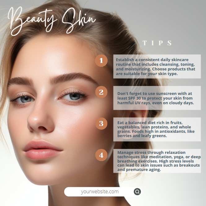 50 Premium Canva Social Media Templates – Skincare & Beauty Brand Kit