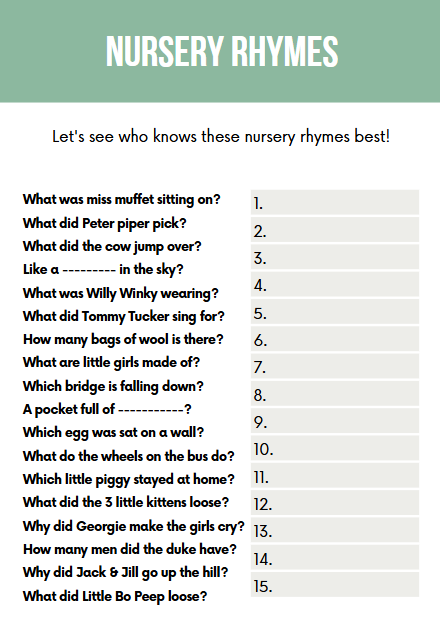 50 Baby Shower Games Printable Bundle