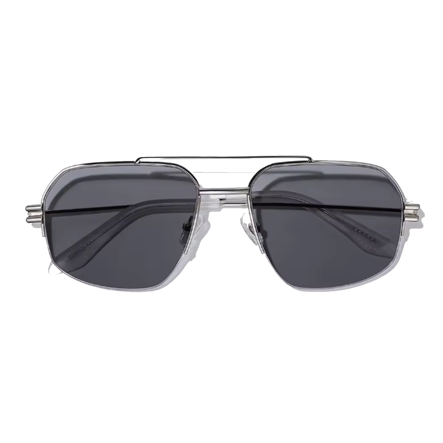 BOLD BLACK AVIATOR SUNGLASSES