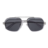 BOLD BLACK AVIATOR SUNGLASSES
