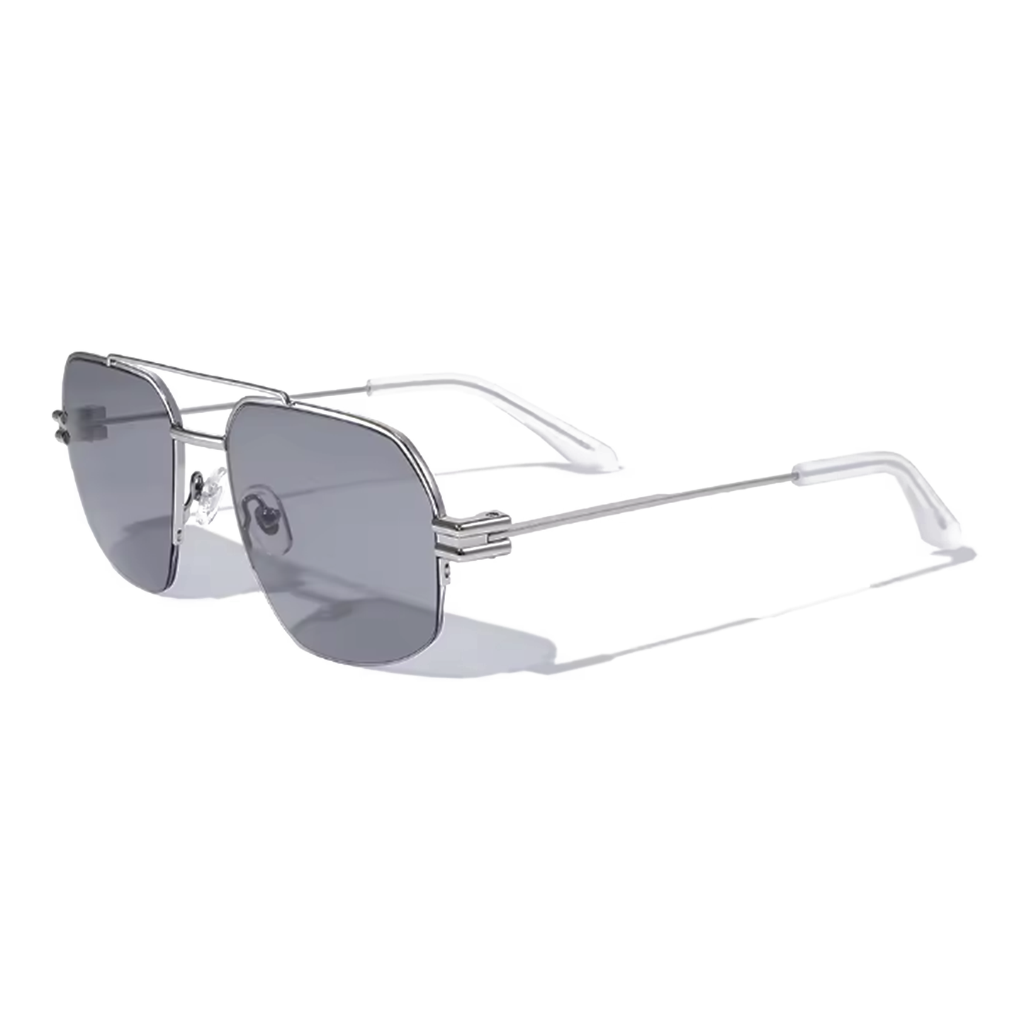 BOLD BLACK AVIATOR SUNGLASSES