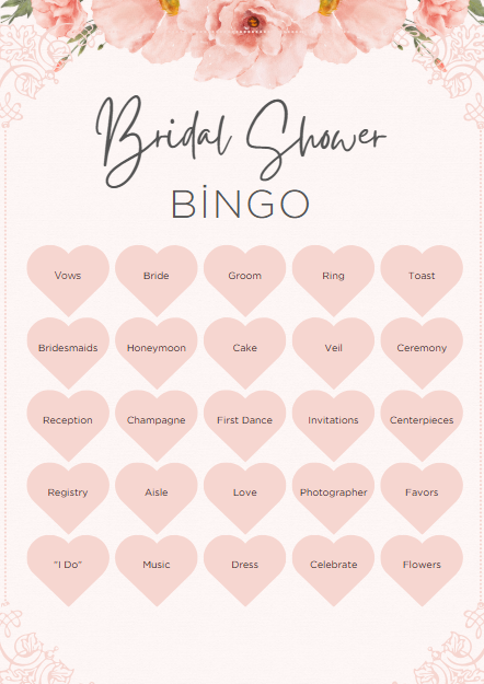 24 Printable & Editable Bridal Shower Games Bundle