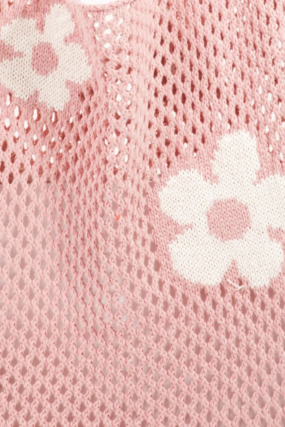 FAME FLOWER KNITTED SHOULDER BAG