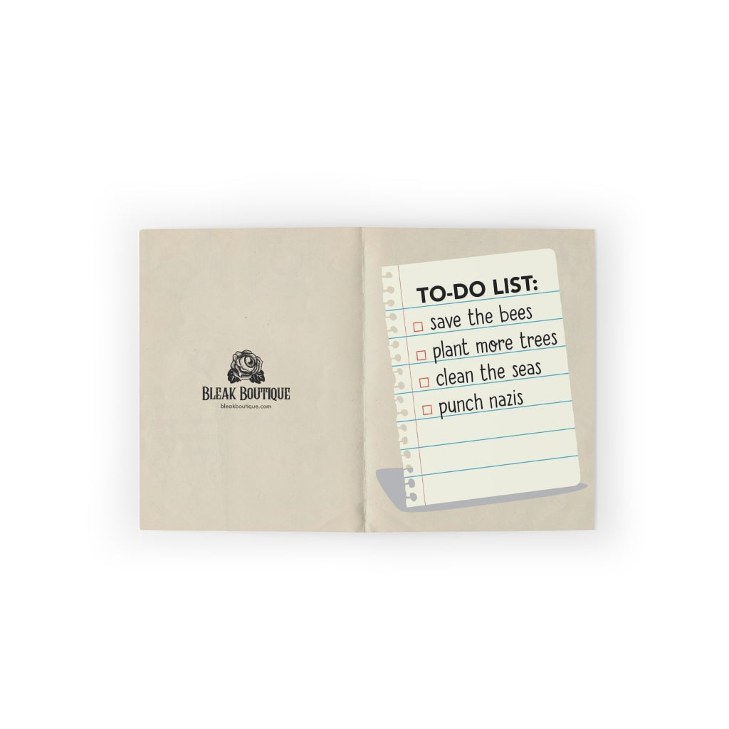 TO-DO LIST GREETING CARD