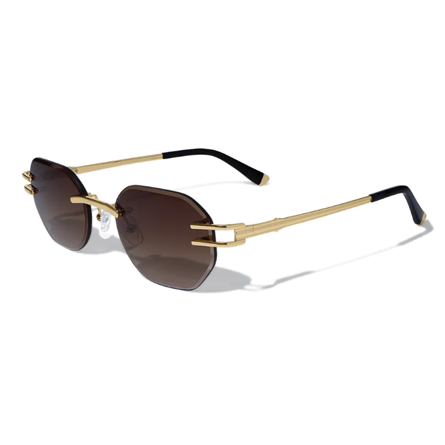 DORE METAL FRAMELESS SUNGLASSES