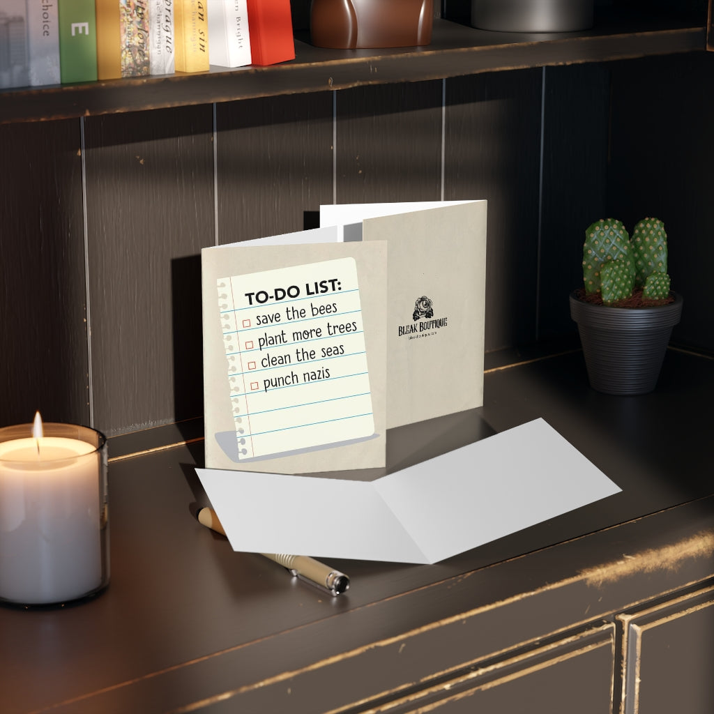 TO-DO LIST GREETING CARD