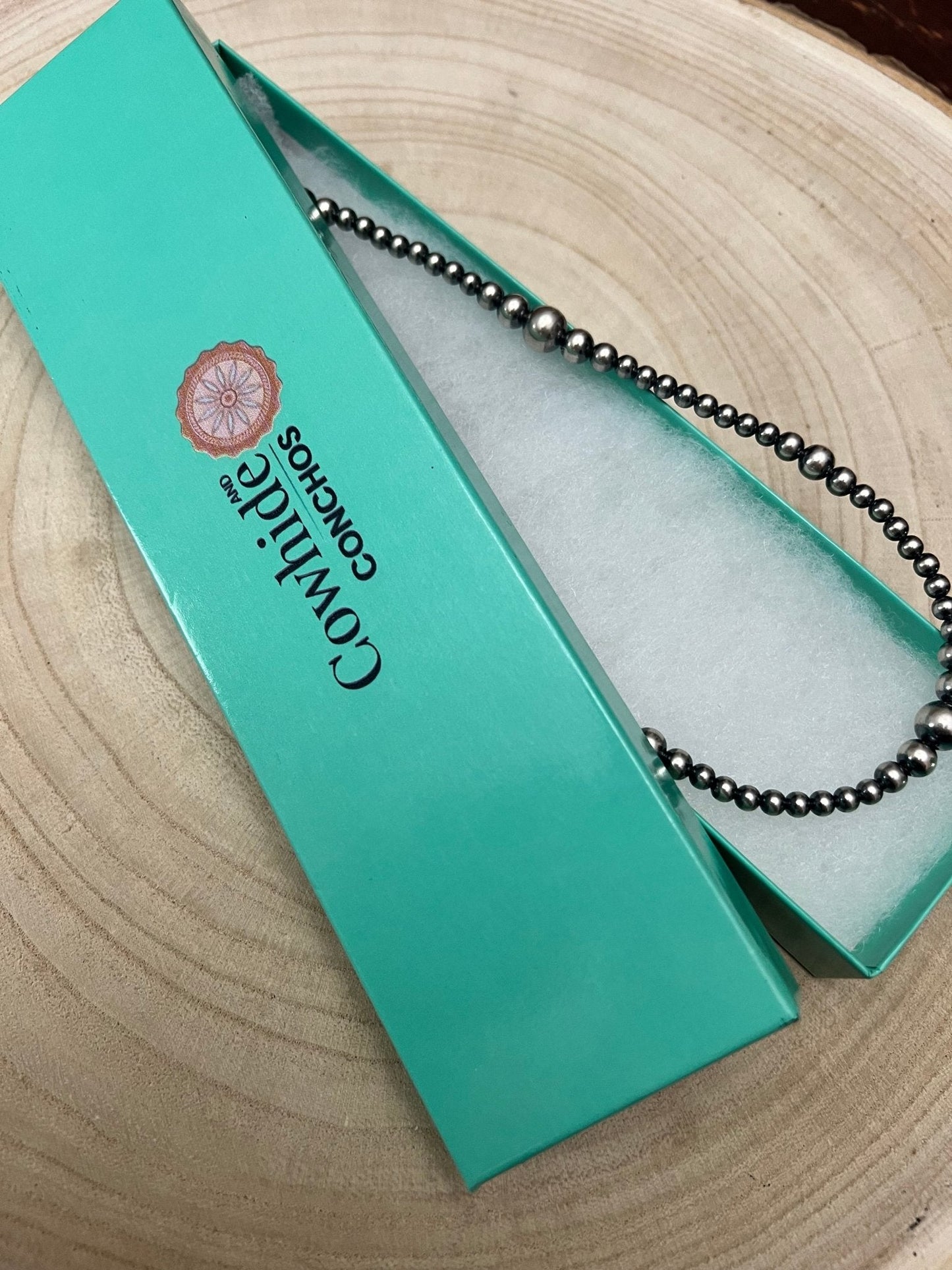 Graduated Sterling Silver Pearls necklace - 18 inch - Very popular