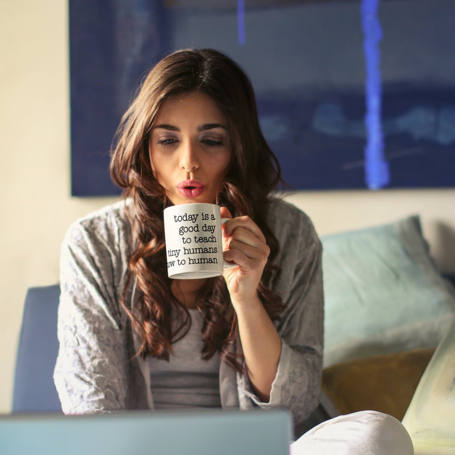 TEACHING TINY HUMANS TEACHER MUG