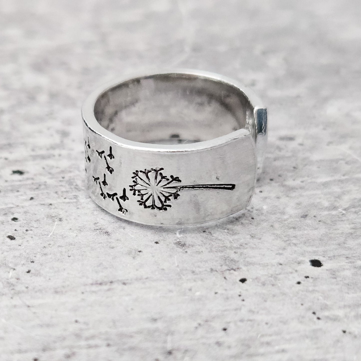 DANDELION OPEN BACK RING