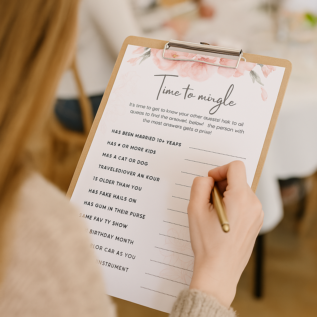 24 Printable & Editable Bridal Shower Games Bundle