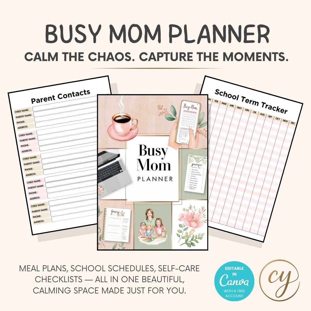 2025 Ultimate Mom Planner | 50+ Pages