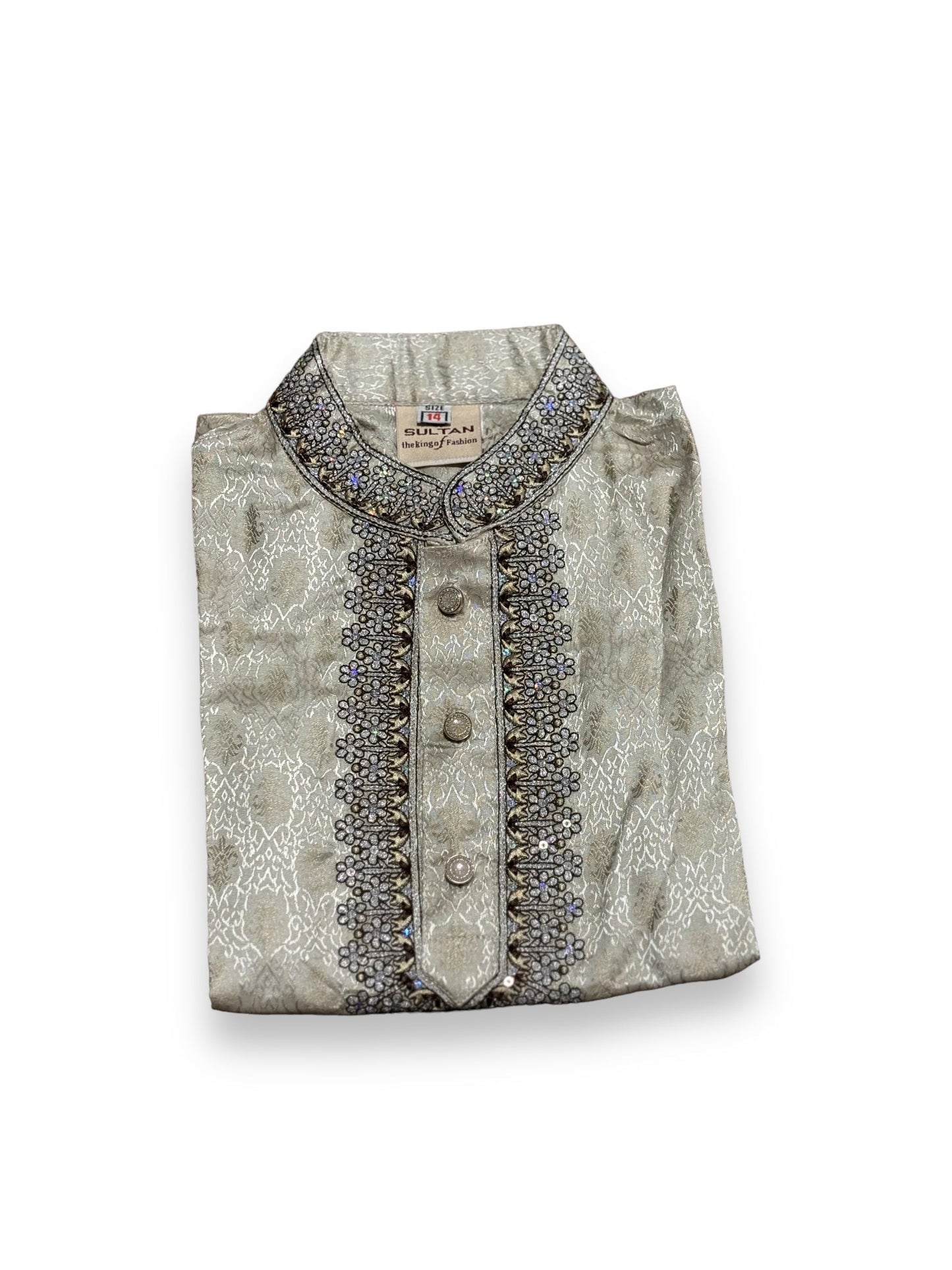 TRADITIONAL- BOYS EMBROIDERY WORK COTTON KURTA
