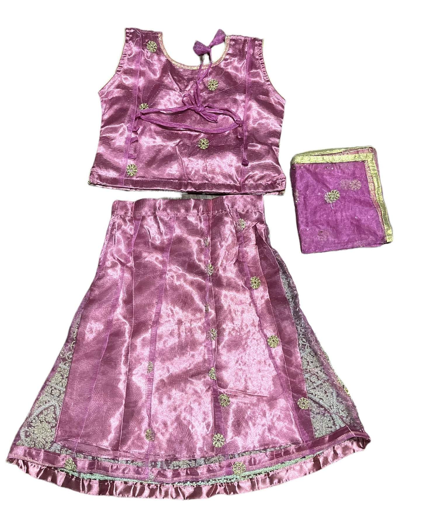 TRADITIONAL GIRLS LEHENGA CHOLI SET – ETHNIC WEAR FOR KIDS-013