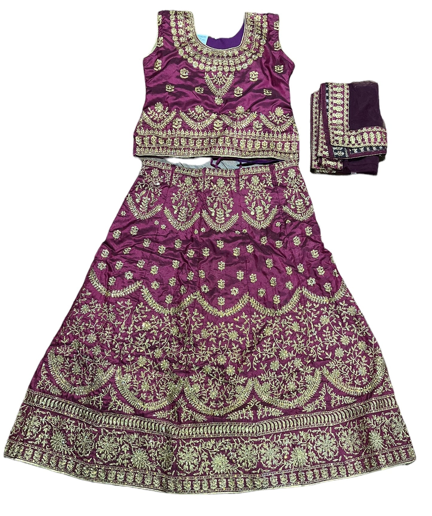 TRADITIONAL GIRLS LEHENGA CHOLI SET – ETHNIC WEAR FOR KIDS-024