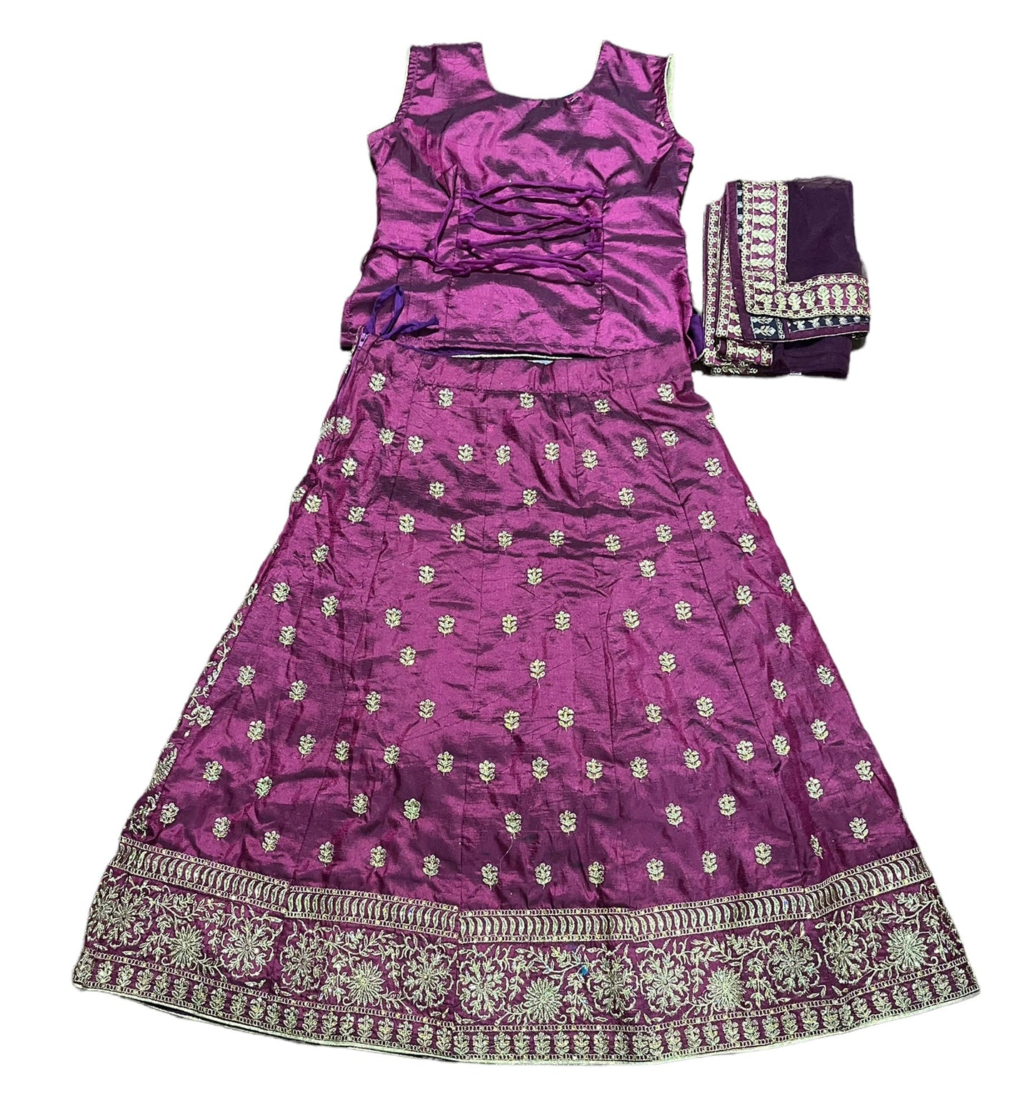 TRADITIONAL GIRLS LEHENGA CHOLI SET – ETHNIC WEAR FOR KIDS-024