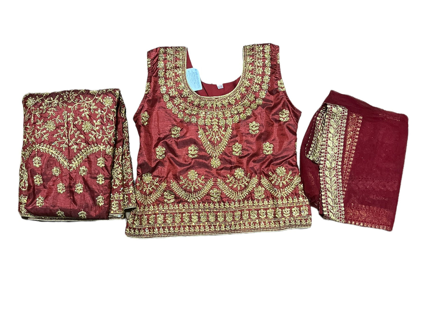 TRADITIONAL GIRLS LEHENGA CHOLI SET – ETHNIC WEAR FOR KIDS-027